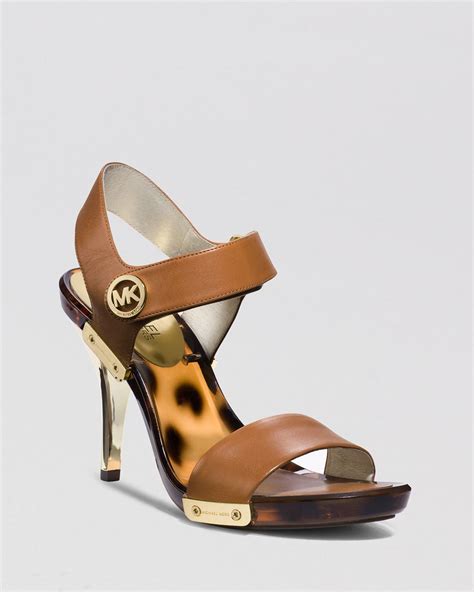 kors michael kors alexa high heel sandals|Michael Kors sandals size 9.